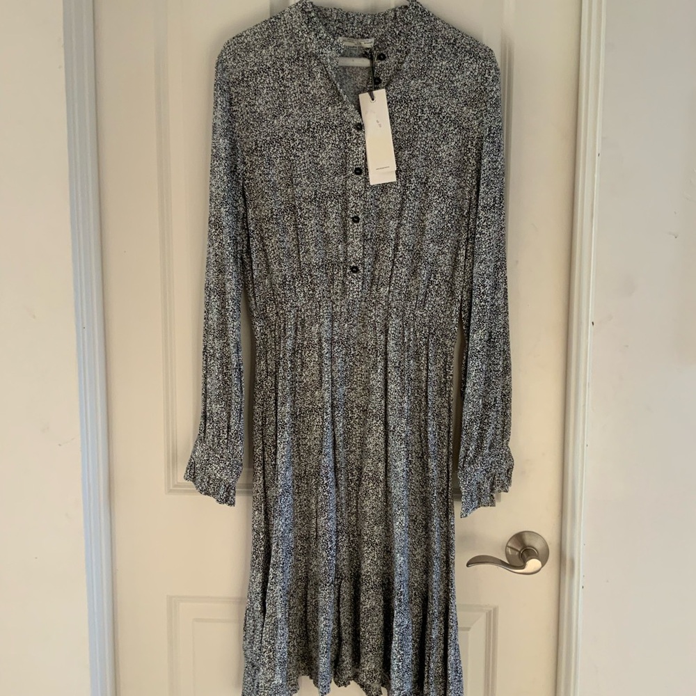 Circle of Trust Pairie Style Dress black and white
